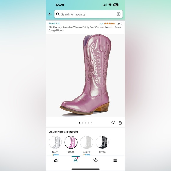 Pink Cowboy Boots - Picture 2 of 6